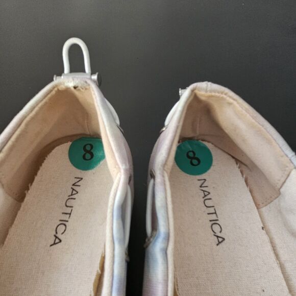 Nautica Tie Dye Rudder Espadrille Flats Women’s Size 8 Pink - Picture 8 of 11